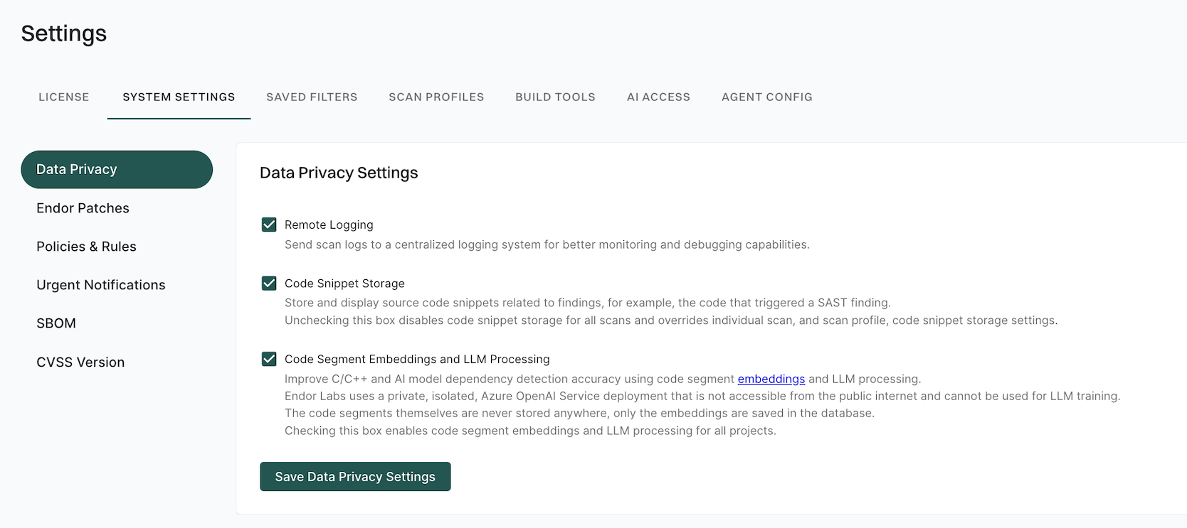 Enable Code Segment Embeddings and LLM Processing